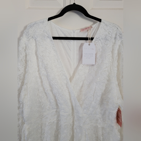 NWT Ivy City Be Mine White Lace Dress - Picture 7 of 14